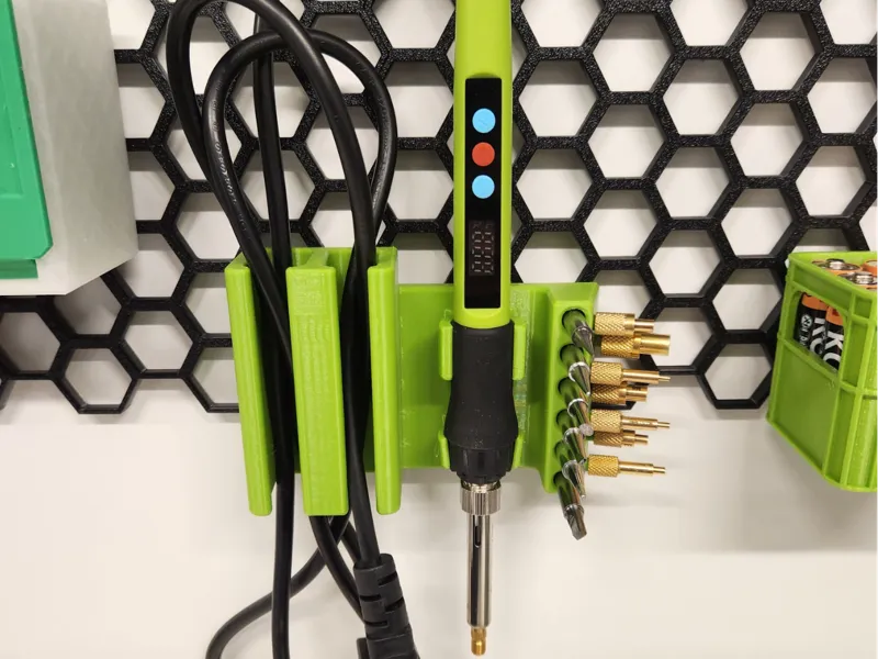 Iron soldering holder