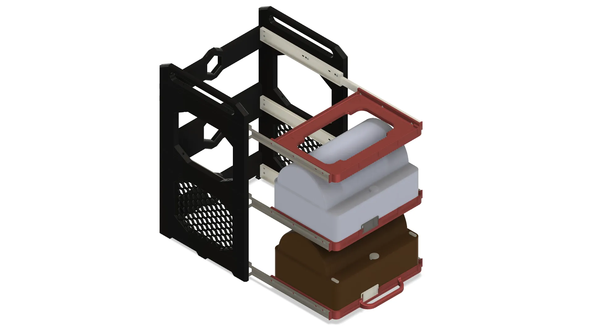 AMS 1 & 2 Pro & HT Modular Sliding Stacking System - Free 3D Print ...