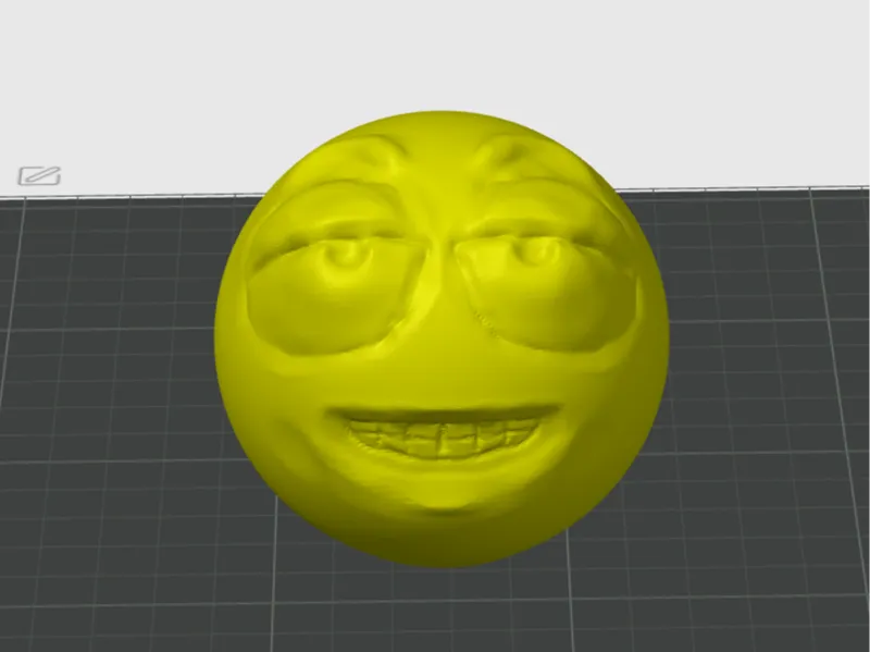 Emoji Smiley Statue