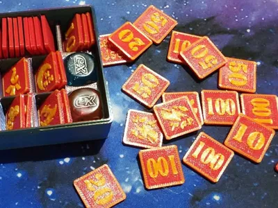 DAMAGE COUNTER AND MARKERS