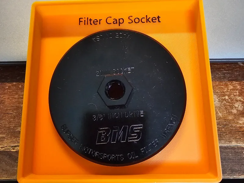 86 mm OD Filter Cap Wrench Gridfinity holder