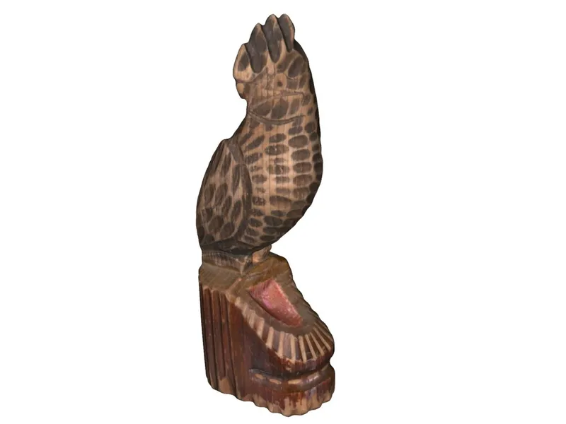 3D-Scan of a wood carved bird