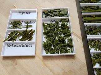 1941 Axis and Allies Trays