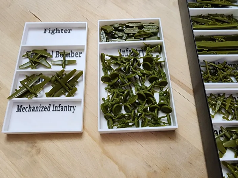 1941 Axis and Allies Trays
