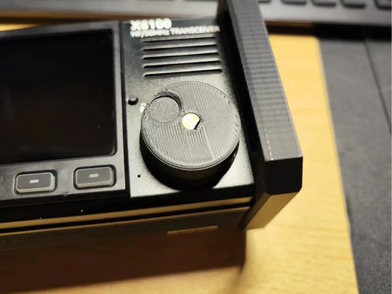 xiegu X6100 HF/50 TRANSCEIVER Main dial