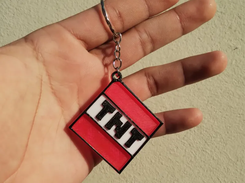 Llavero TNT minecraft