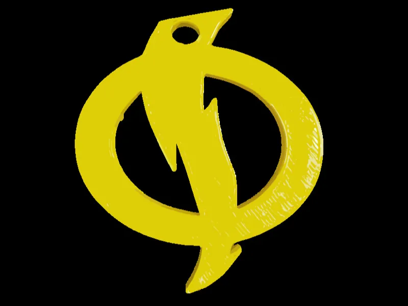 Static Shock Keychain