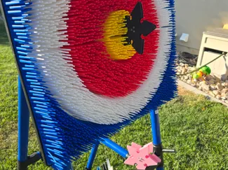 throwing axe board and star for kids