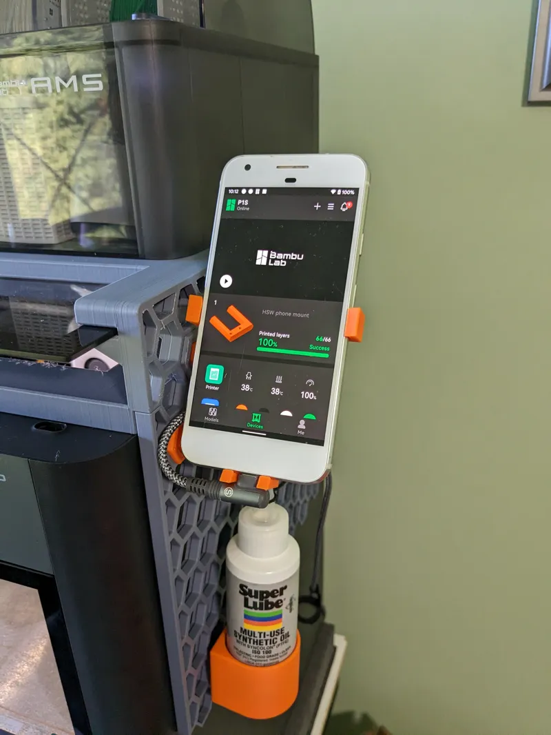 HSW mount for phone holder