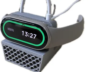 Xiaomi Mi Band 10 Charging Dock with Customizable Hollow Pattern