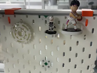 Pegboard Hanger for Office Partitions