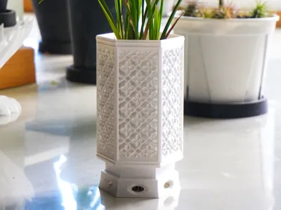 Open Source Gardening Project - Chinese Cross Pattern Orchid Pot