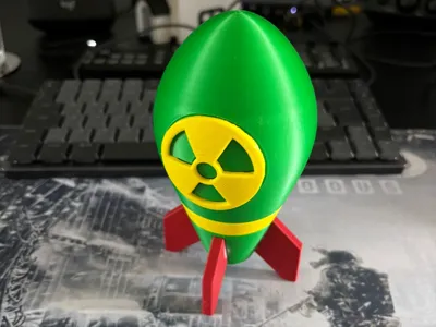 Desk mini nuke decoration