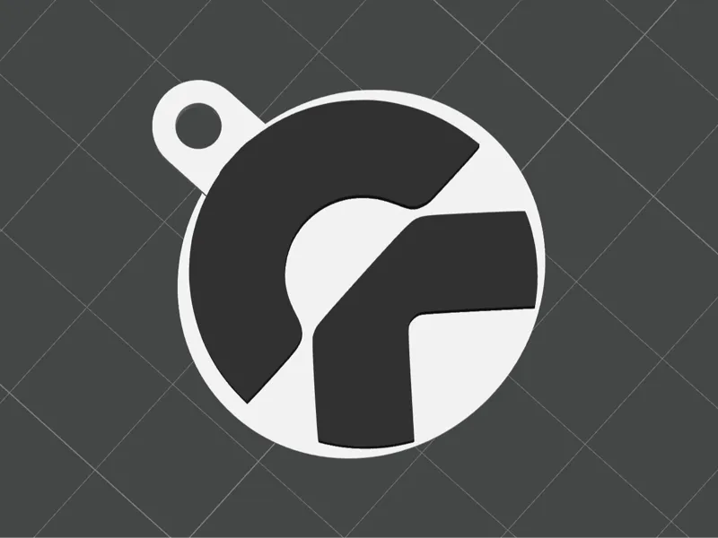 蔚来LOGO钥匙扣-双色