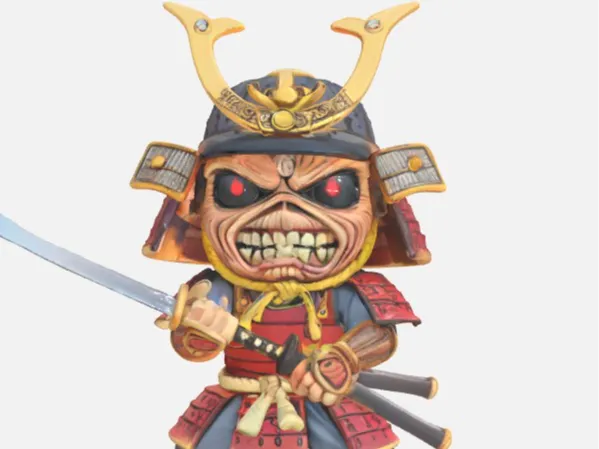 funko eddie samurai iron maiden