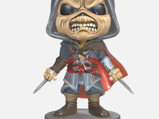 funko eddie assassins creed iron maiden