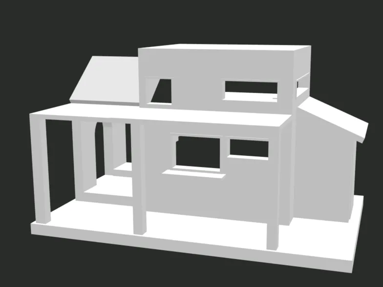 modern doll house
