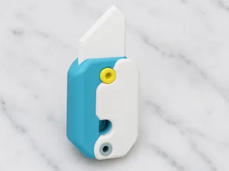 Fidget toy gravity knife