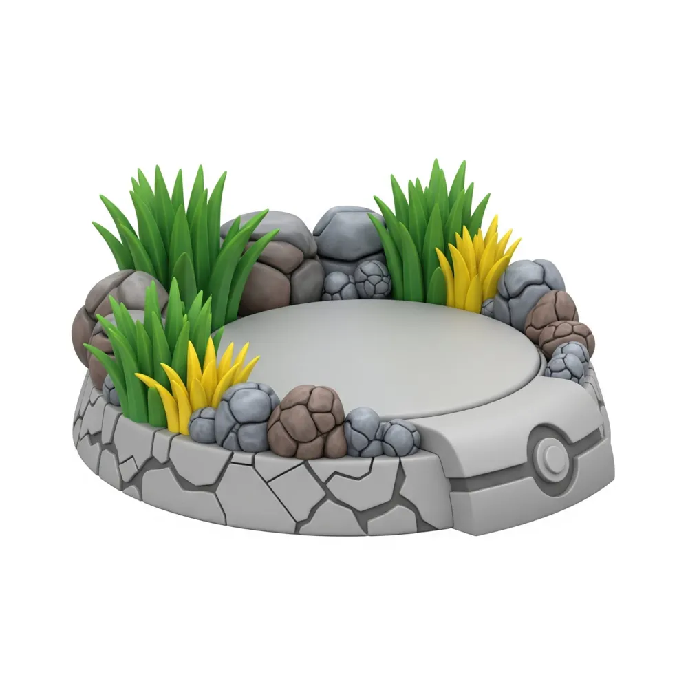 base pokemon rock by victormajasa MakerWorld: Download Free 3D Models