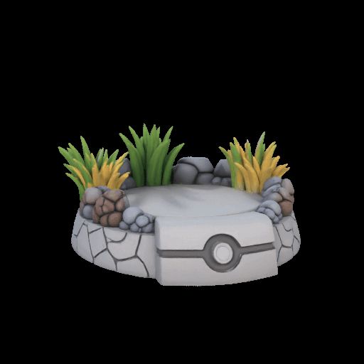 base pokemon roca