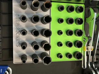 Gridfinity Capri Impact Sockets