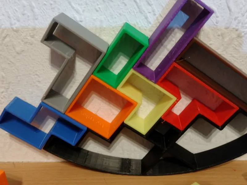 tetris balance game incl. second base "level hard"