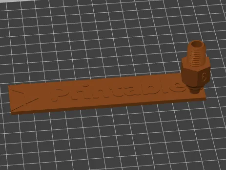 Printables keychain