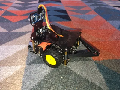BBC apprentice MicroBit Car trailer hitch