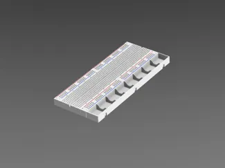 MB-102 Full-Size Breadboard Components SideTray