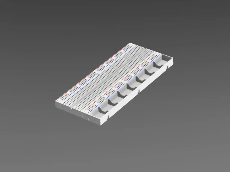 MB-102 Full-Size Breadboard Components SideTray
