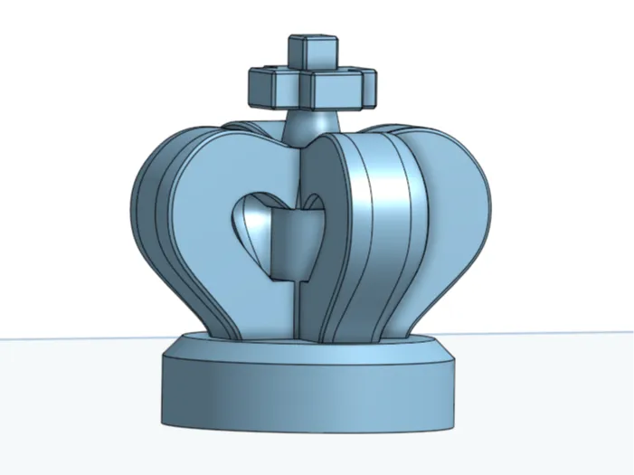 King - Chess.com inspired chess piece