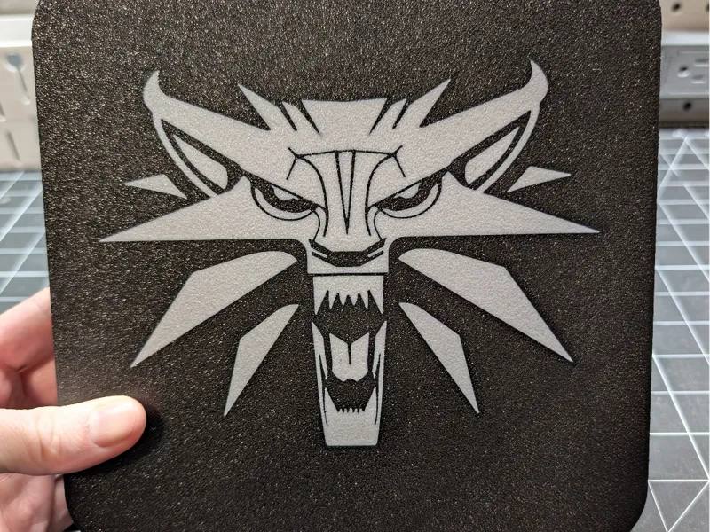 Witcher Wolf - Lid for NokBox TTRPG Dice Box