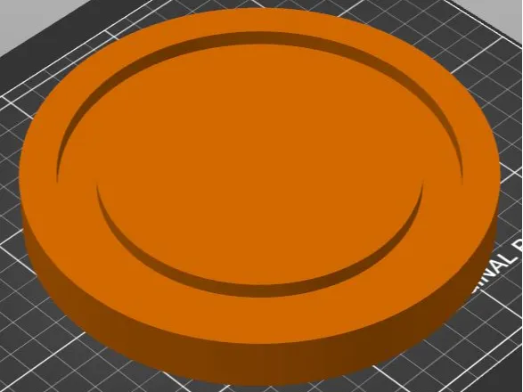 Rotating table half
