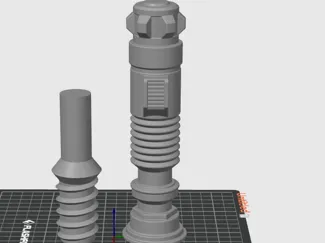 Pool Noodle Light Saber with Screw Pin