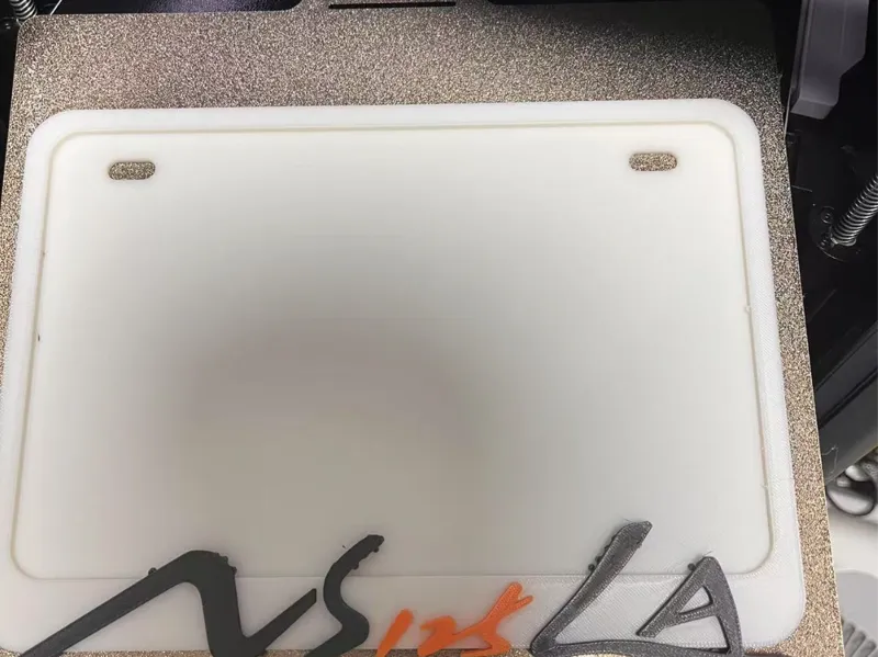 ns125la 牌照框
