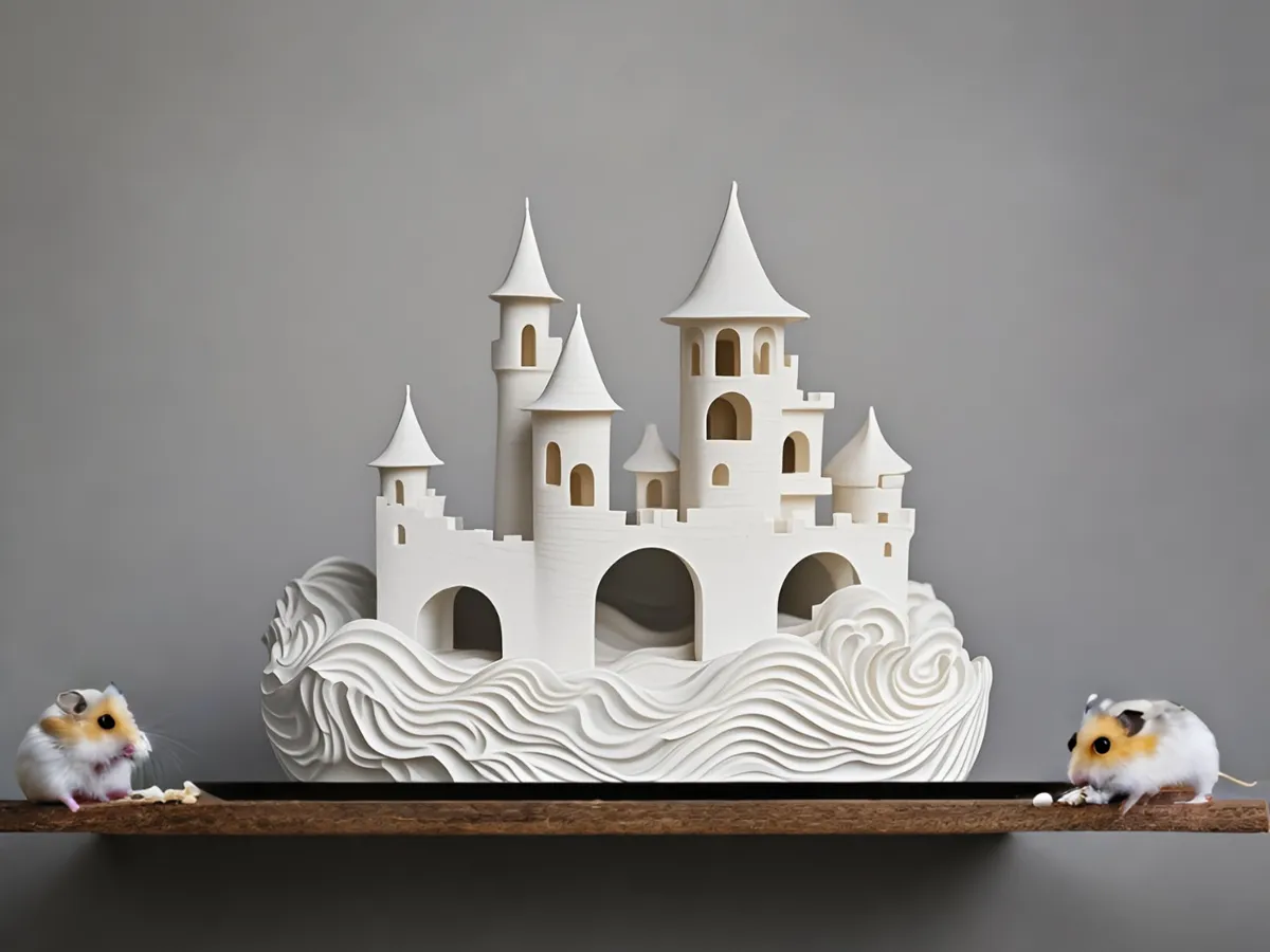 Curated visual reference: Visual Reference: Hamster Playtime Small Pet Animal The House Can Be A