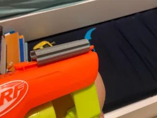 dual input nerf attachment rail