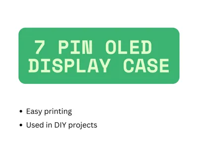 7 pin 0.96 oled case