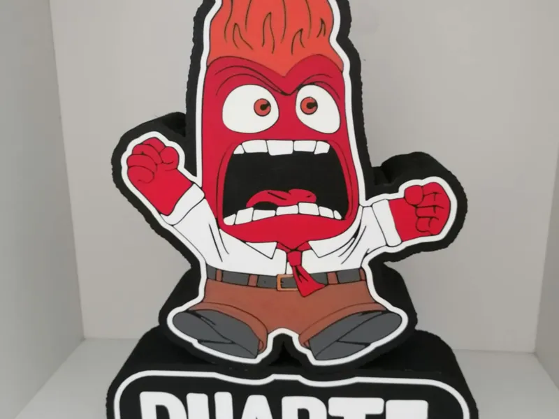 Lightbox led e mealheiro Anger