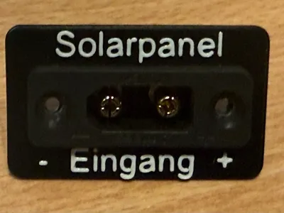 XT90 Solar Panel Input