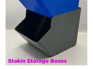 Staking Storage Part Bin Boxes - Parametric