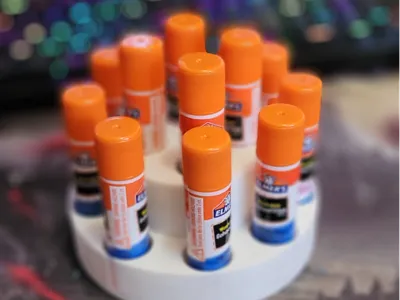 Gluestick/Tool Holder For Desk.