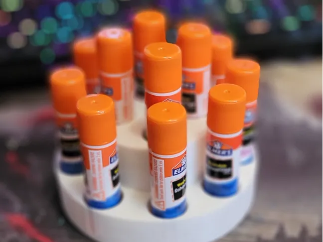 Gluestick/Tool Holder For Desk.