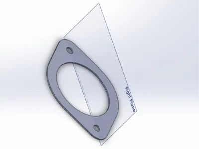 Weber IDF 44 test flange