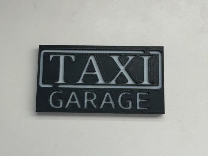 Taxi garage logo