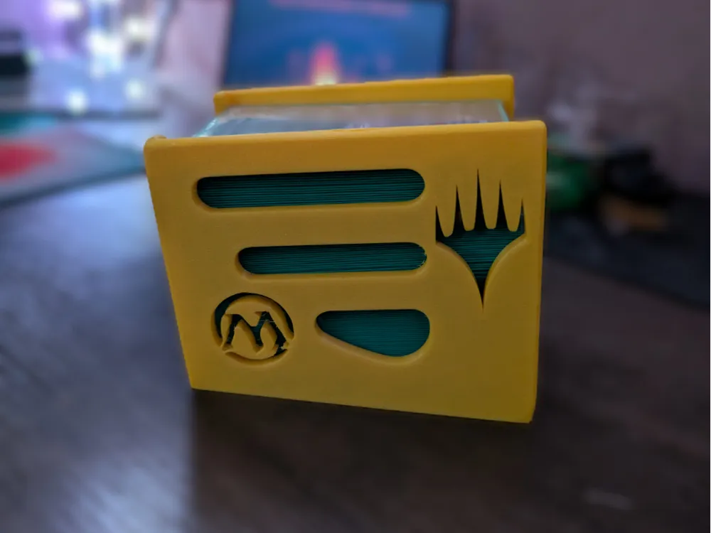 Magic: The Gathering Deck Holder 100 Sleeved Cards - Free 3D Print Model -  MakerWorld