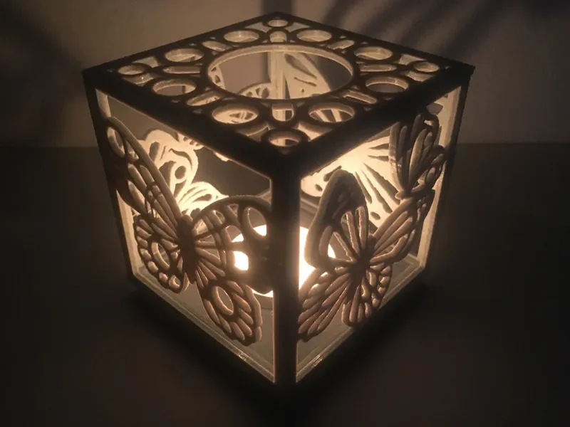 Butterfly tealight