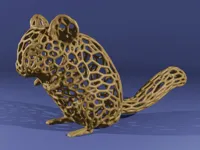 Chinchilla façon Voronoi — photo 1
