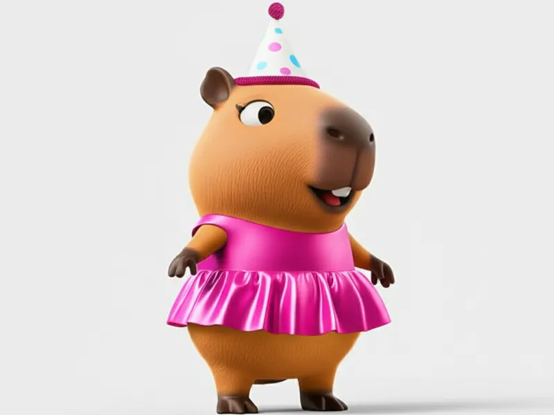 Capivara aniversario