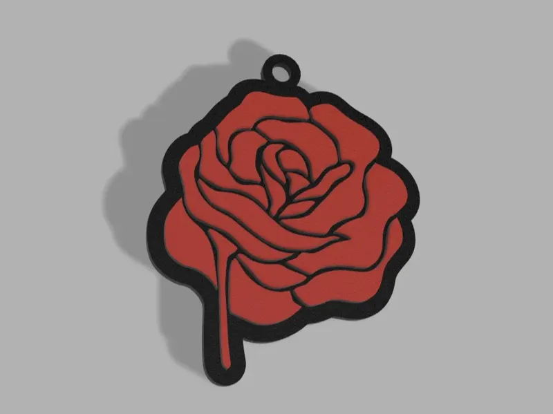 rose kaychain Eladio Carrion Monarca